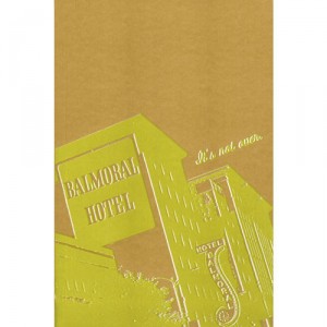 Lined eco-friendly screenprinted journal