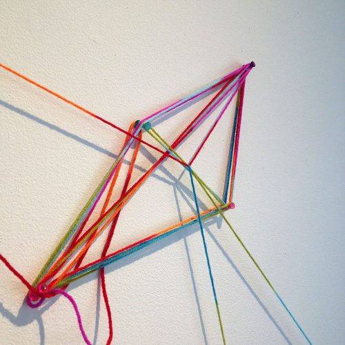 images of installation with participants